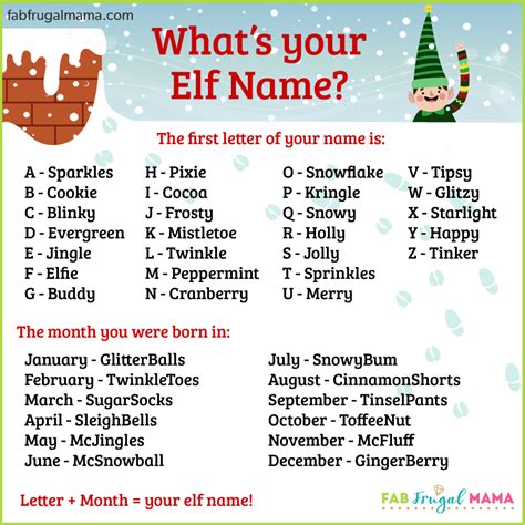 secret elf name generator.